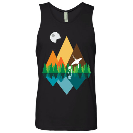 T-Shirts Black / Small Forest View Men's Premium Tank Top