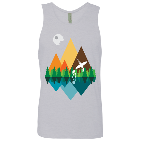 T-Shirts Heather Grey / Small Forest View Men's Premium Tank Top