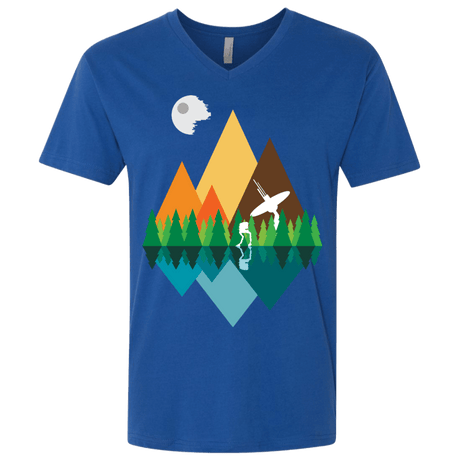 T-Shirts Royal / X-Small Forest View Men's Premium V-Neck