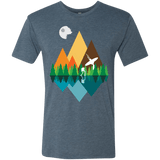 T-Shirts Indigo / Small Forest View Men's Triblend T-Shirt