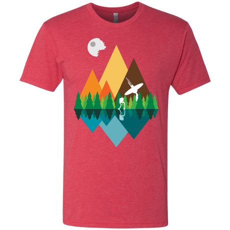 T-Shirts Vintage Red / Small Forest View Men's Triblend T-Shirt