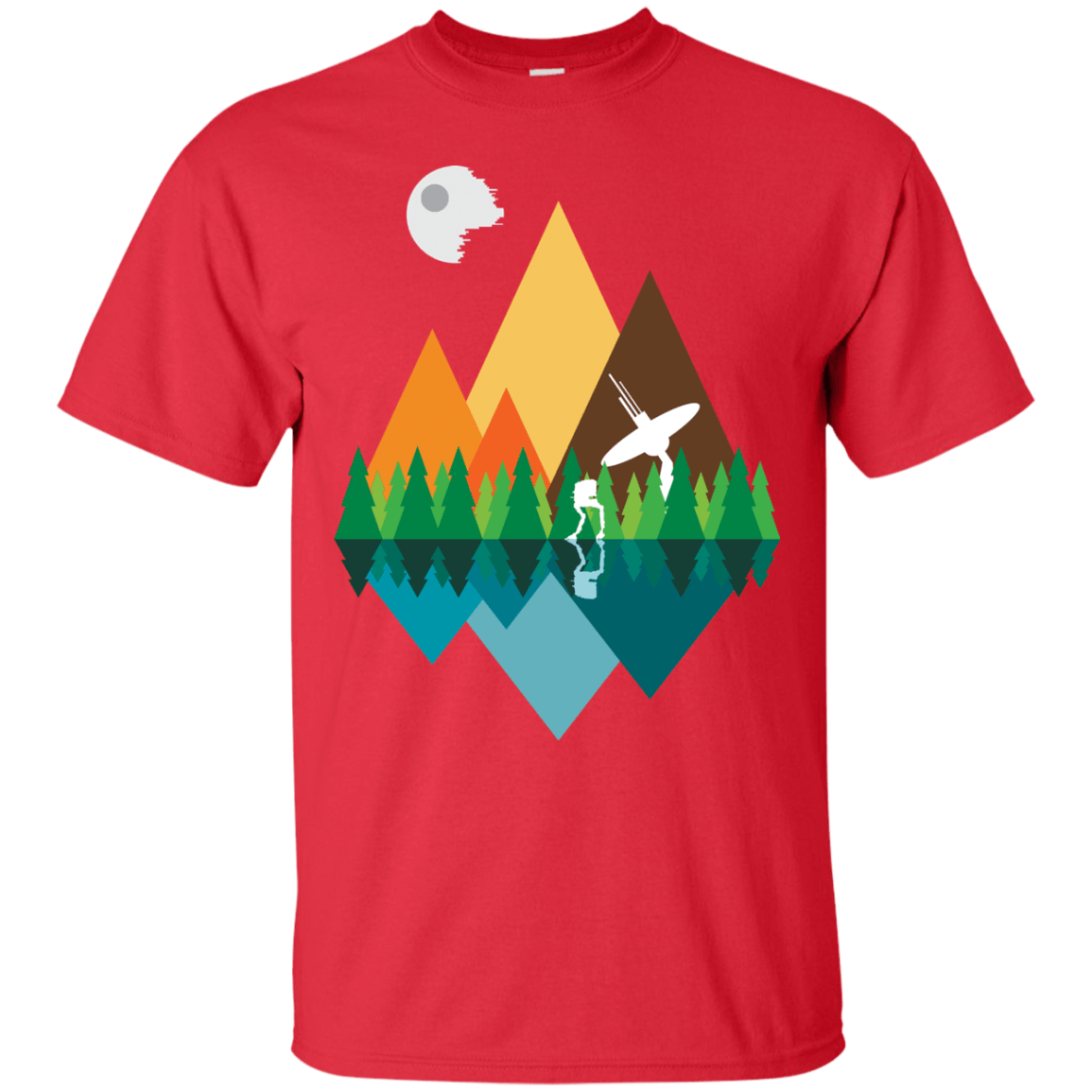 T-Shirts Red / Small Forest View T-Shirt