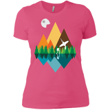 T-Shirts Hot Pink / X-Small Forest View Women's Premium T-Shirt