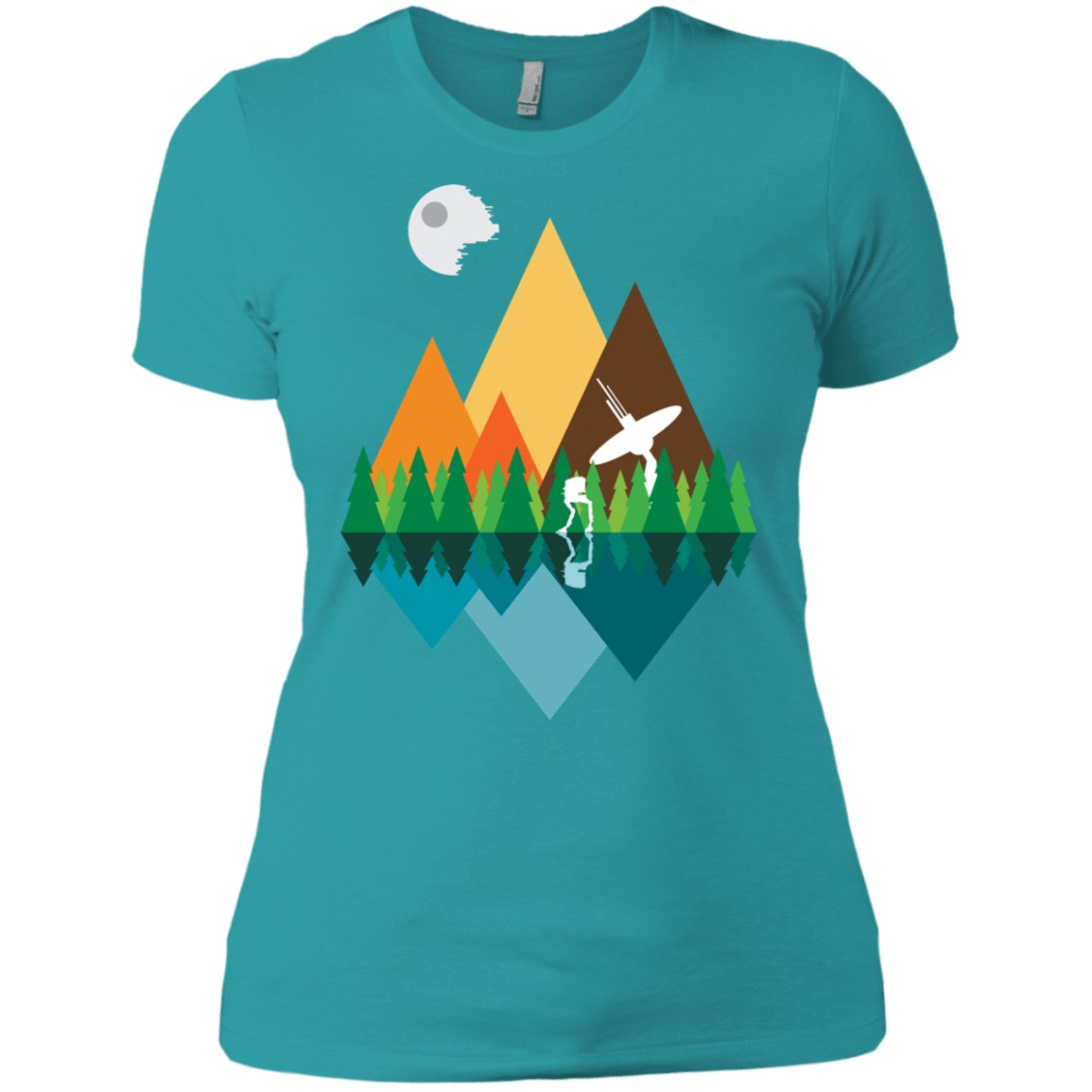 T-Shirts Tahiti Blue / X-Small Forest View Women's Premium T-Shirt