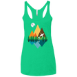 T-Shirts Envy / X-Small Forest View Women's Triblend Racerback Tank