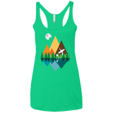 T-Shirts Envy / X-Small Forest View Women's Triblend Racerback Tank