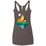 T-Shirts Macchiato / X-Small Forest View Women's Triblend Racerback Tank
