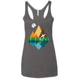 T-Shirts Premium Heather / X-Small Forest View Women's Triblend Racerback Tank