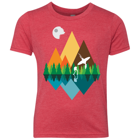 T-Shirts Vintage Red / YXS Forest View Youth Triblend T-Shirt