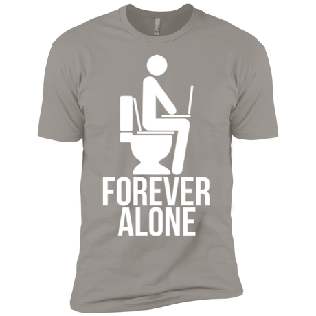 T-Shirts Light Grey / YXS Forever alone Boys Premium T-Shirt