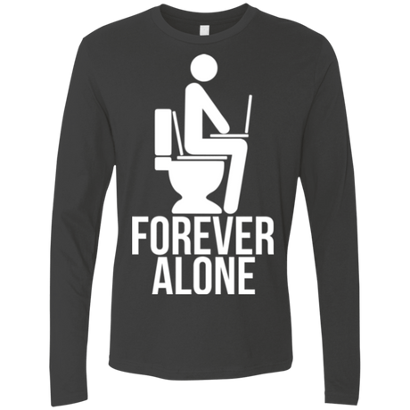 T-Shirts Heavy Metal / Small Forever alone Men's Premium Long Sleeve
