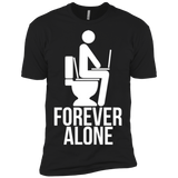 T-Shirts Black / X-Small Forever alone Men's Premium T-Shirt