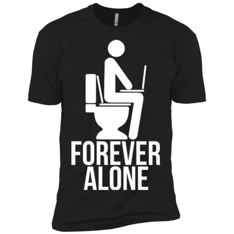 T-Shirts Black / X-Small Forever alone Men's Premium T-Shirt