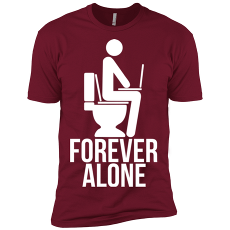 T-Shirts Cardinal / X-Small Forever alone Men's Premium T-Shirt