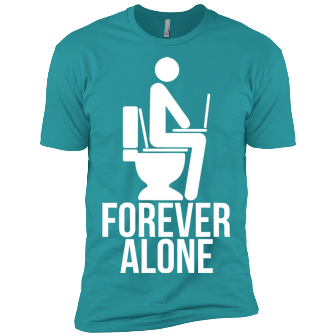 T-Shirts Tahiti Blue / X-Small Forever alone Men's Premium T-Shirt