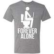 T-Shirts Premium Heather / Small Forever alone Men's Triblend T-Shirt