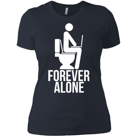 T-Shirts Indigo / X-Small Forever alone Women's Premium T-Shirt