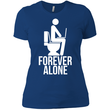 T-Shirts Royal / X-Small Forever alone Women's Premium T-Shirt
