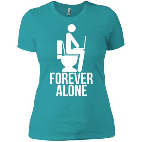 T-Shirts Tahiti Blue / X-Small Forever alone Women's Premium T-Shirt