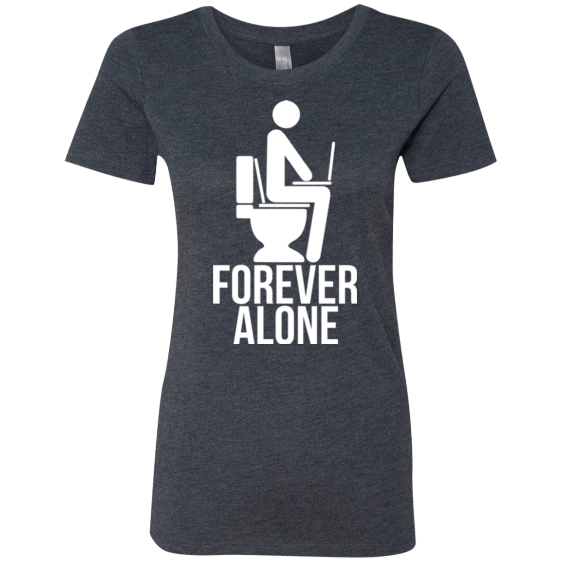 T-Shirts Vintage Navy / Small Forever alone Women's Triblend T-Shirt