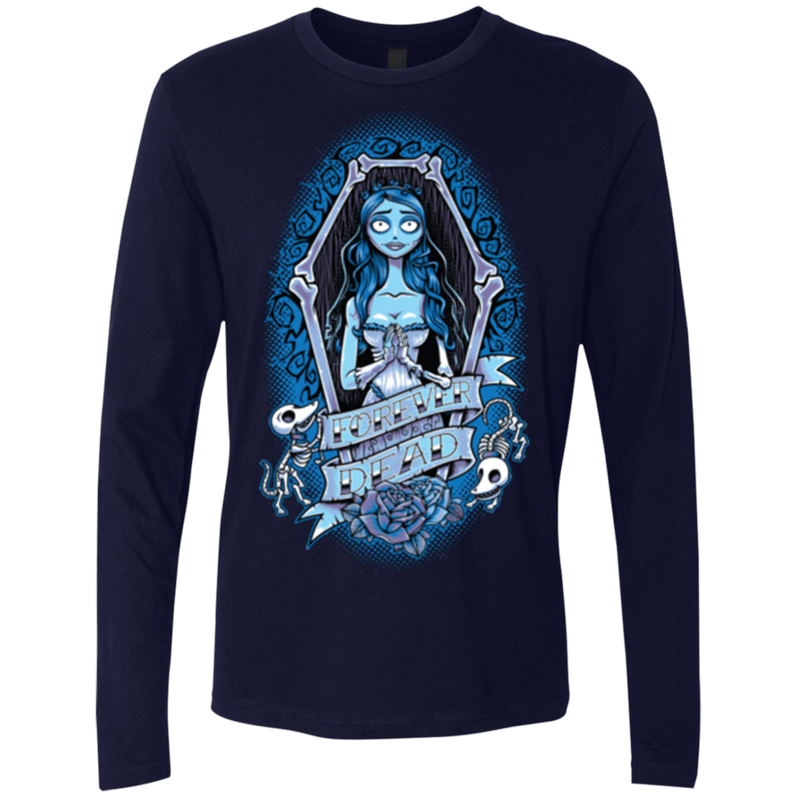 T-Shirts Midnight Navy / Small Forever Dead Men's Premium Long Sleeve