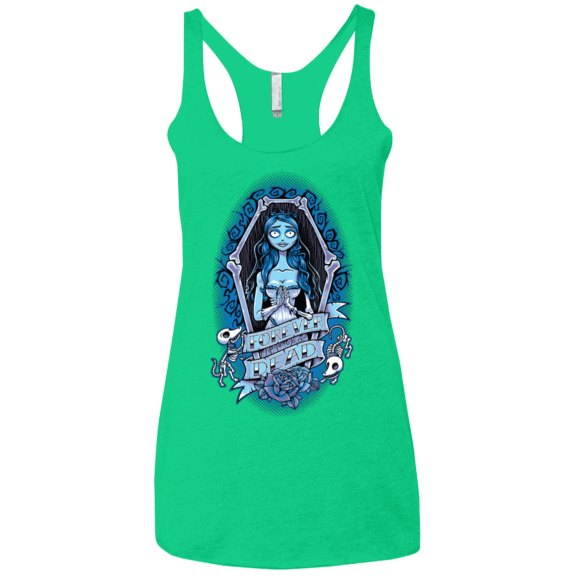 T-Shirts Envy / X-Small Forever Dead Women's Triblend Racerback Tank