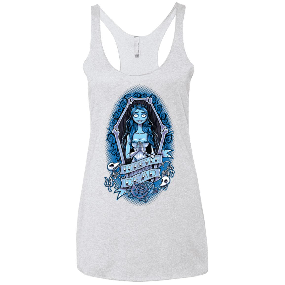 T-Shirts Heather White / X-Small Forever Dead Women's Triblend Racerback Tank