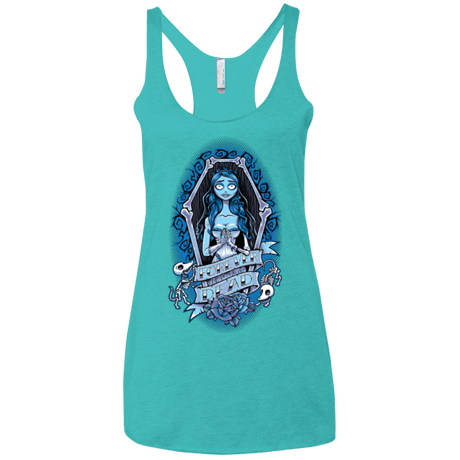 T-Shirts Tahiti Blue / X-Small Forever Dead Women's Triblend Racerback Tank
