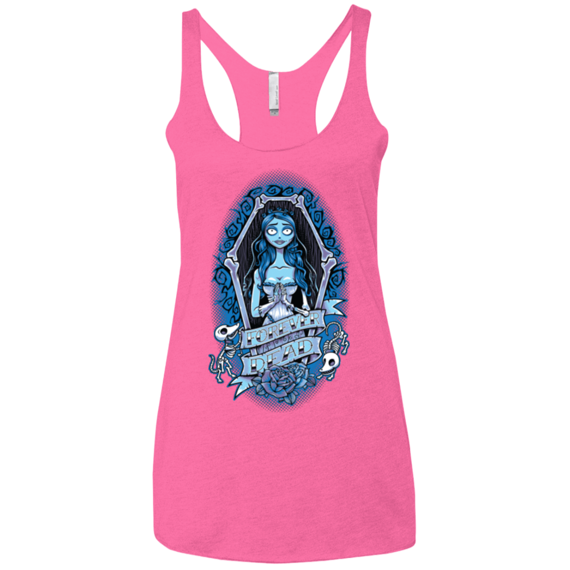 T-Shirts Vintage Pink / X-Small Forever Dead Women's Triblend Racerback Tank