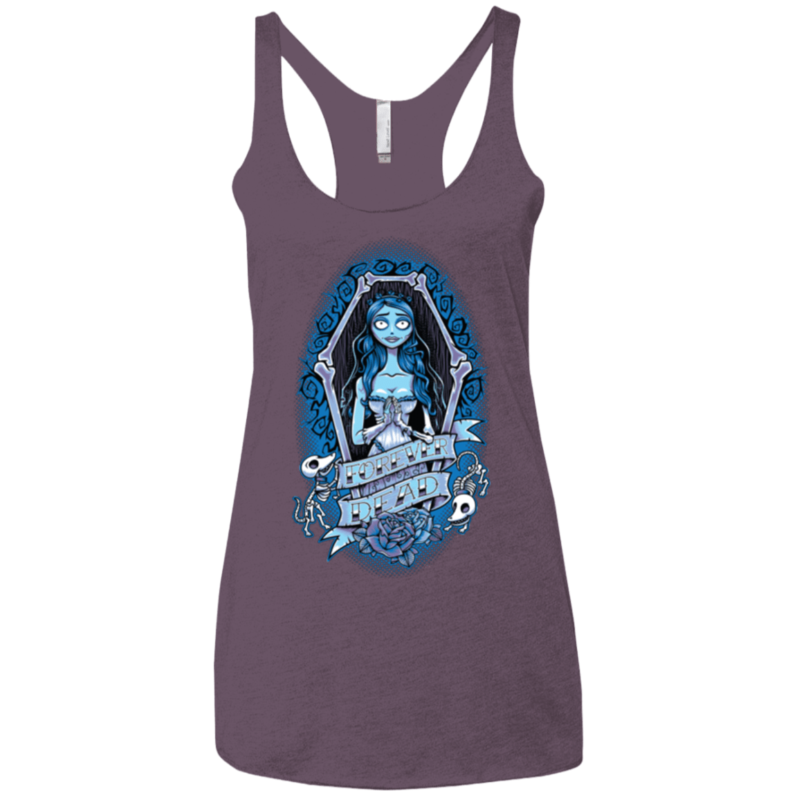 T-Shirts Vintage Purple / X-Small Forever Dead Women's Triblend Racerback Tank