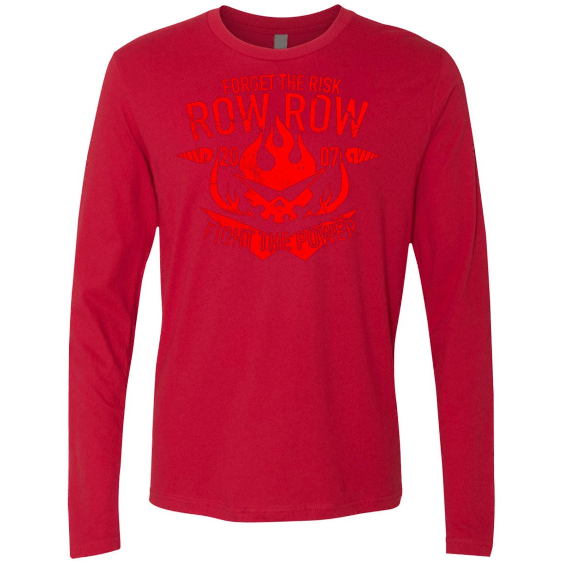 T-Shirts Red / Small Forget the Risk Men's Premium Long Sleeve
