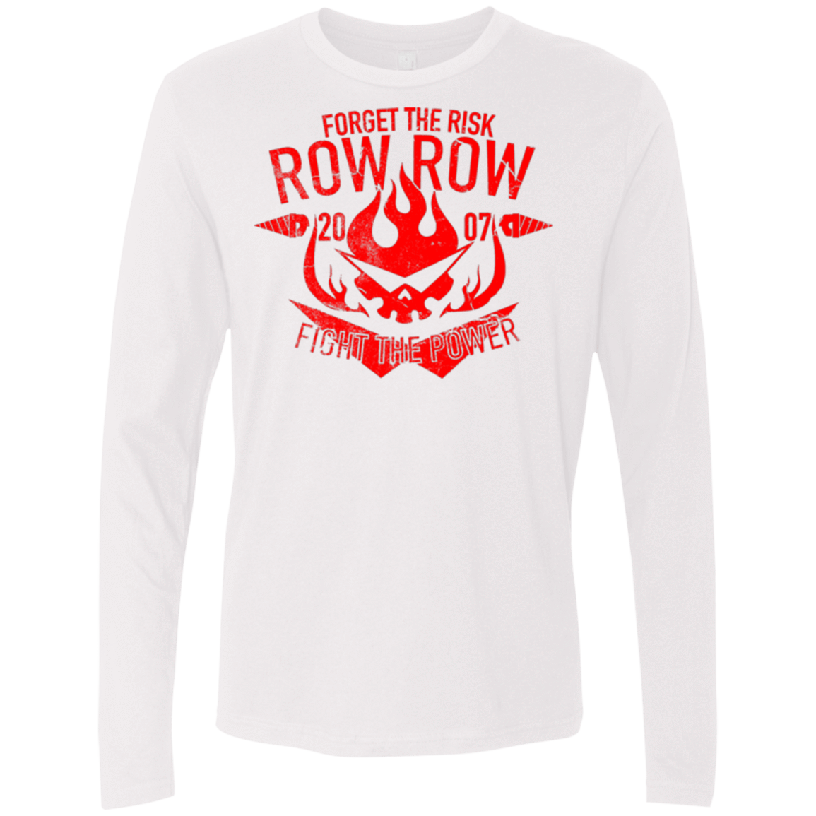 T-Shirts White / Small Forget the Risk Men's Premium Long Sleeve