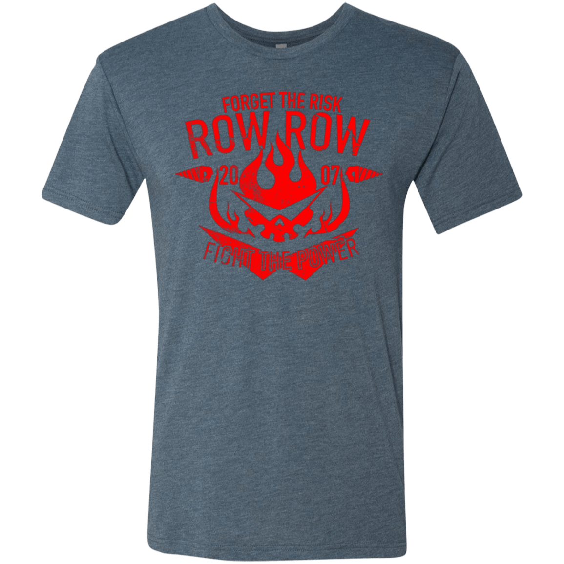 T-Shirts Indigo / Small Forget the Risk Men's Triblend T-Shirt