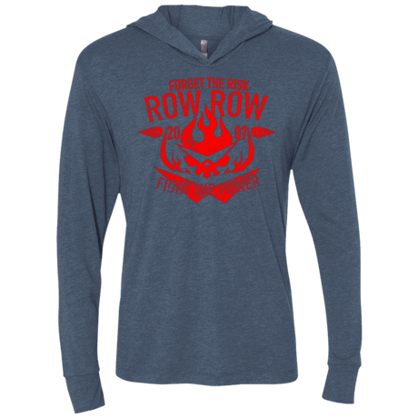 T-Shirts Indigo / X-Small Forget the Risk Triblend Long Sleeve Hoodie Tee