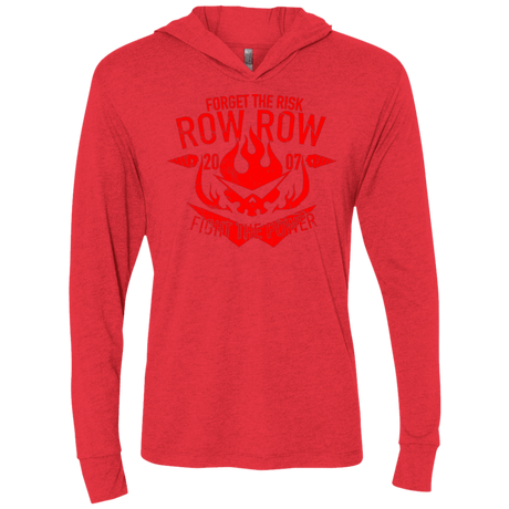 T-Shirts Vintage Red / X-Small Forget the Risk Triblend Long Sleeve Hoodie Tee