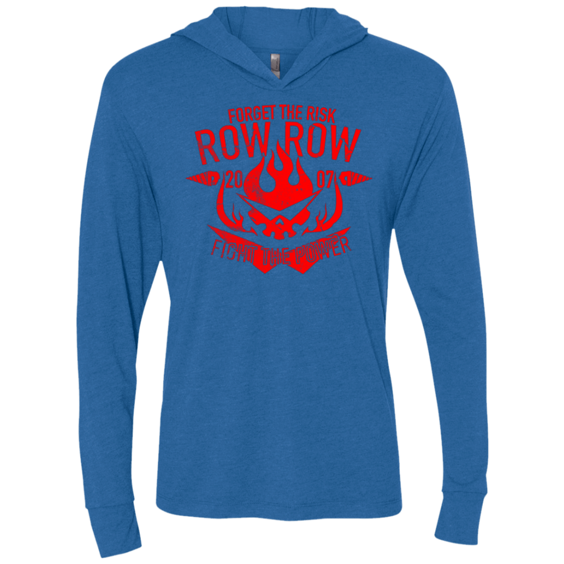 T-Shirts Vintage Royal / X-Small Forget the Risk Triblend Long Sleeve Hoodie Tee