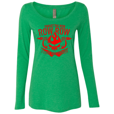 T-Shirts Envy / Small Forget the Risk Women's Triblend Long Sleeve Shirt