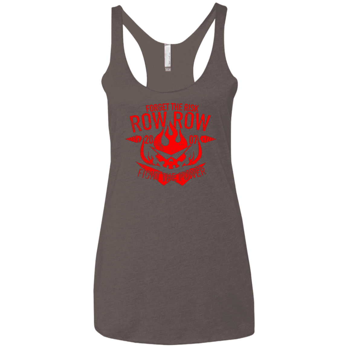 T-Shirts Macchiato / X-Small Forget the Risk Women's Triblend Racerback Tank