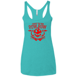 T-Shirts Tahiti Blue / X-Small Forget the Risk Women's Triblend Racerback Tank