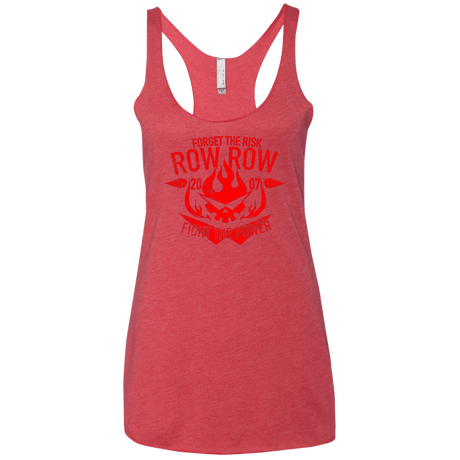 T-Shirts Vintage Red / X-Small Forget the Risk Women's Triblend Racerback Tank
