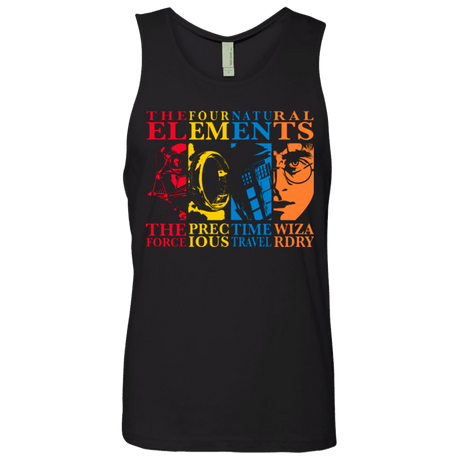 T-Shirts Black / Small Four Elements Men's Premium Tank Top
