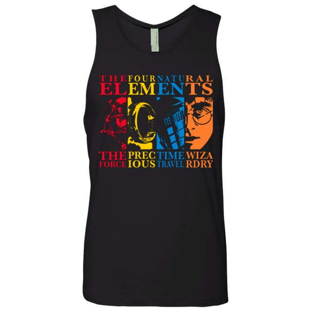T-Shirts Black / Small Four Elements Men's Premium Tank Top