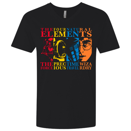T-Shirts Black / X-Small Four Elements Men's Premium V-Neck