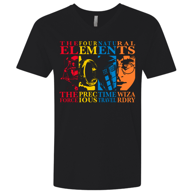 T-Shirts Black / X-Small Four Elements Men's Premium V-Neck