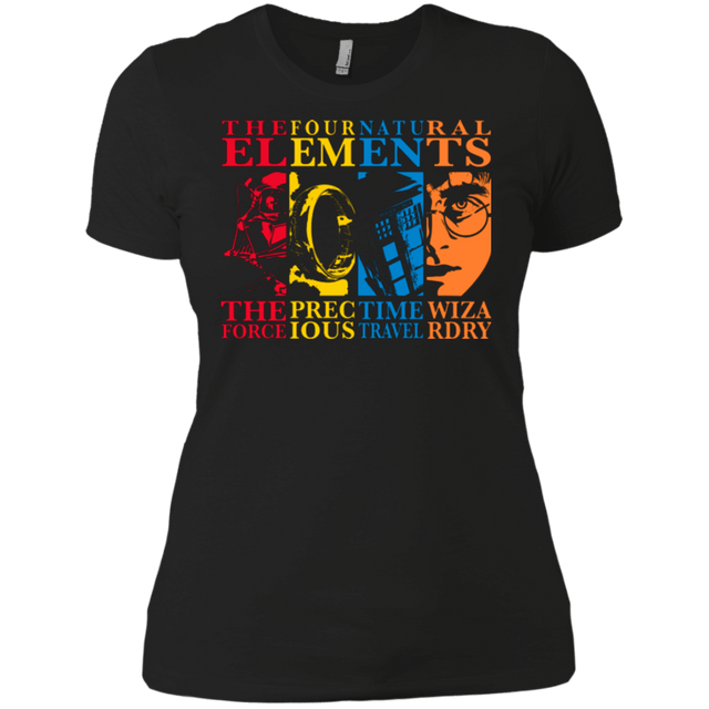T-Shirts Black / X-Small Four Elements Women's Premium T-Shirt