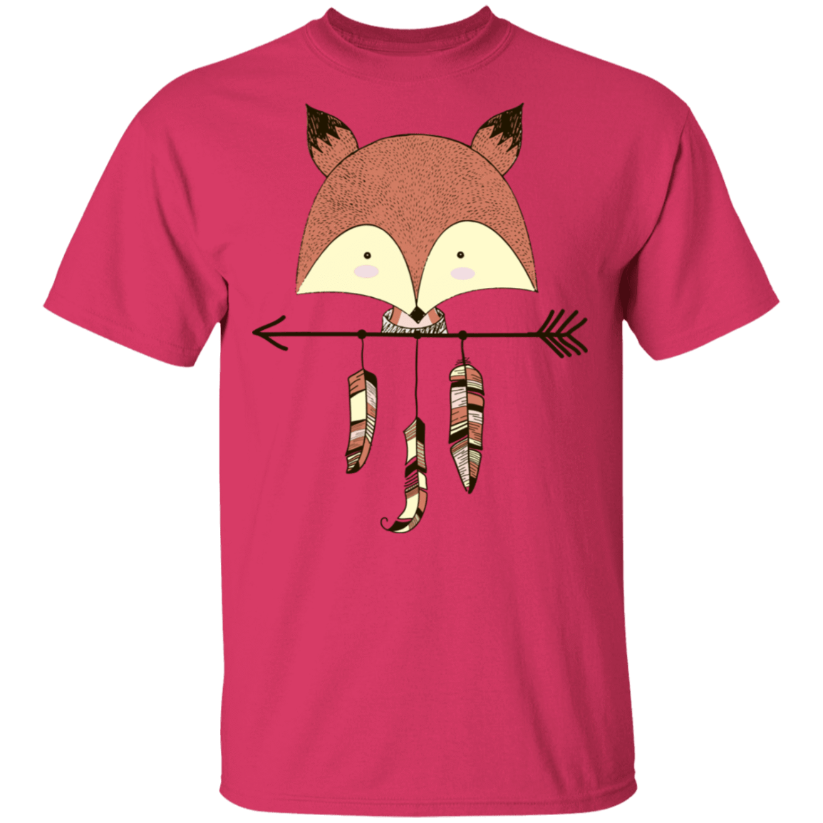 T-Shirts Heliconia / S Fox Arrow T-Shirt