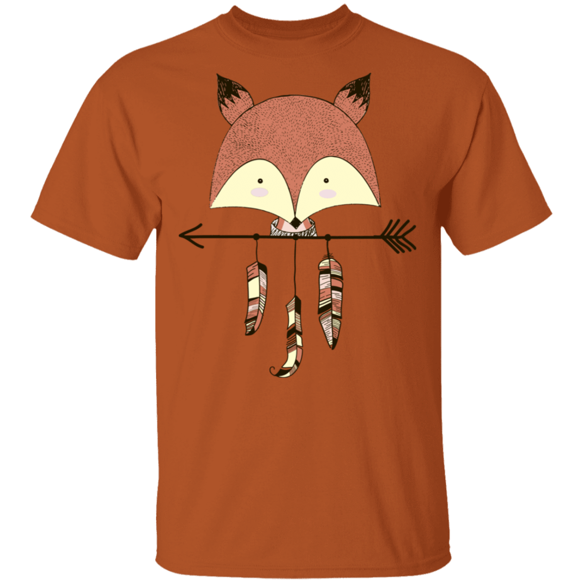 T-Shirts Texas Orange / S Fox Arrow T-Shirt