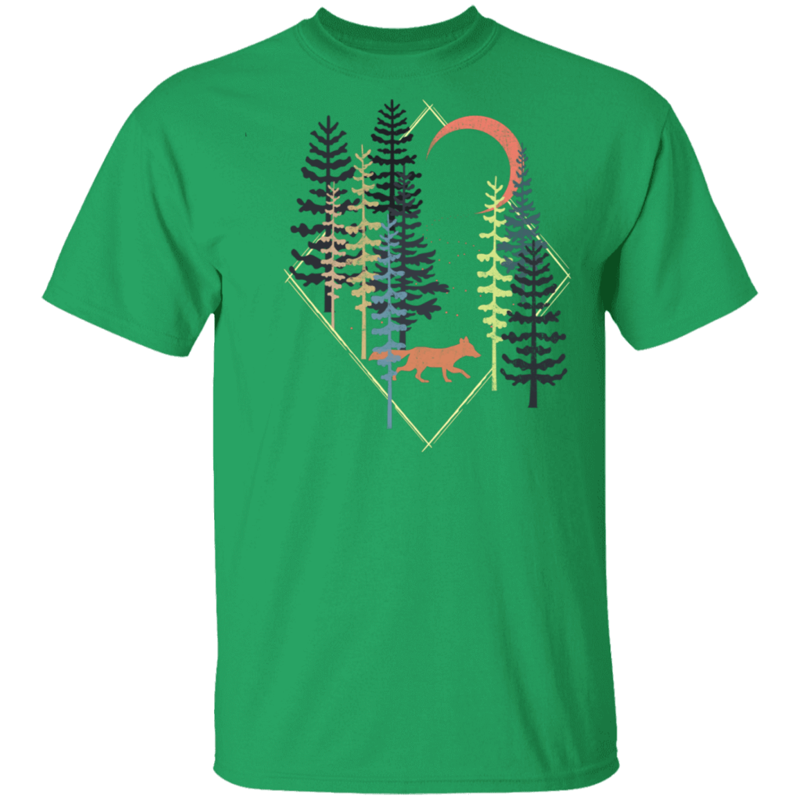 T-Shirts Irish Green / S Fox Forest Trot T-Shirt