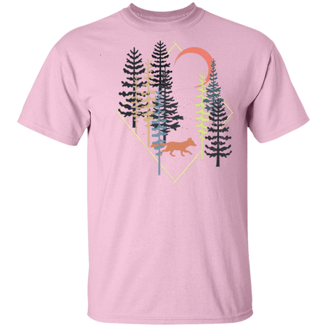 T-Shirts Light Pink / S Fox Forest Trot T-Shirt