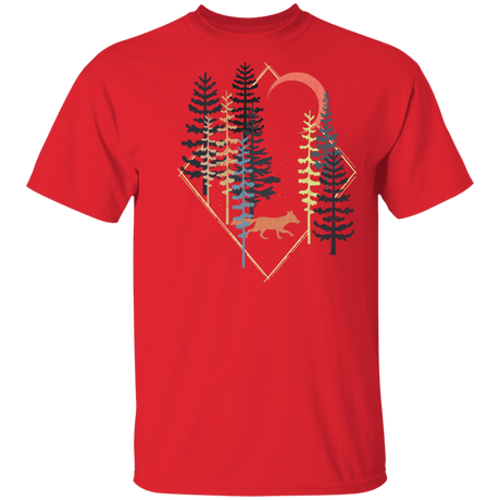 T-Shirts Red / S Fox Forest Trot T-Shirt